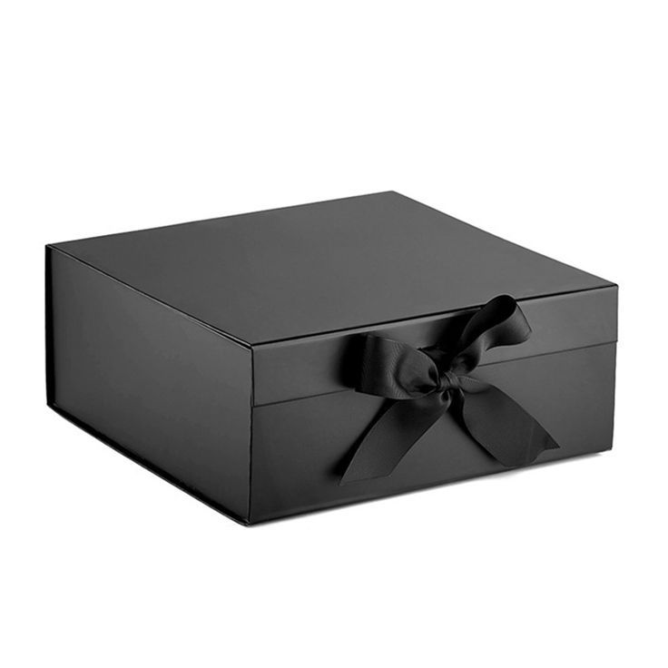Luxury Black Collapsible Gift Box